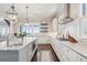 Modern kitchen with light countertops, custom cabinetry and stainless steel appliances at 939 White Point Blvd, Charleston, SC 29412
