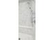 Luxurious walk-in shower featuring marble tiling, a bench, and dual shower heads at 939 White Point Blvd, Charleston, SC 29412