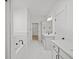 New modern bathroom featuring a bathtub, double vanity, and tile floors at 00 N Highway 17, McClellanville, SC 29458
