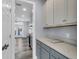 Kitchen area with ample storage, stainless appliances, and views of the exterior at 1070 Moss Grove Dr, Moncks Corner, SC 29461