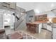 Charming kitchen featuring an island, stainless appliances, and adjacent living area at 1117 Oceanview Rd, Charleston, SC 29412