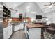 Stylish kitchen boasting sleek appliances, ample counter space, and a central island, ideal for culinary enthusiasts at 1117 Oceanview Rd, Charleston, SC 29412