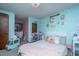 Charming bedroom with playful decor, a bed, and toy storage at 112 Ravenswood Ct, Summerville, SC 29485