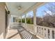Charming covered balcony with scenic neighborhood views at 1331 Appling Dr, Mount Pleasant, SC 29464