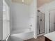 Bright bathroom with a shower, soaking tub, and natural light at 1331 Appling Dr, Mount Pleasant, SC 29464