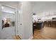 Open-concept living space with access to the bedroom and kitchen at 146 Brant Dr, Summerville, SC 29483