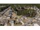 Scenic aerial view of homes surrounding a serene lake in a lush, established neighborhood at 1465 Water Edge Dr, Charleston, SC 29492