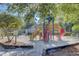 Community playground with slides, climbing structures, and a sand area for enjoyment at 1540 Strathmore Ln, Mount Pleasant, SC 29464