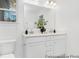 Bright bathroom with dual sinks, a large mirror, and ample counter space at 169 Surf Bird St # 514P, Summerville, SC 29486