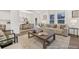 Open-concept living space featuring a seamless transition into the dining area, bathed in natural light from expansive windows at 169 Surf Bird St # 514P, Summerville, SC 29486