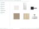 Designer-appointed interior selections, including Sherwin Williams paint and Seaside Estates flooring at 210 Quimby Hill Dr, Huger, SC 29450