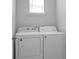 Close-up of a functional laundry room with modern appliances at 212 Sweet Cherry Ln, Summerville, SC 29486