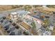 Aerial view showcases a mix of commercial spaces with parking and pedestrian areas at 217 Woodland Oak Way, Summerville, SC 29485