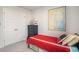 Bedroom with a colorful comforter, map decor, and lots of natural light at 217 Woodland Oak Way, Summerville, SC 29485