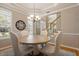 Cozy dining room with a wooden table set and natural light at 2900 Colonnade Dr, Mount Pleasant, SC 29466