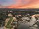 Breathtaking aerial shot of a waterfront community near a golf course, showcasing docks and serene waterways at 3232 Pignatelli Cres, Mount Pleasant, SC 29466