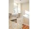 Close up shot of stone counter, stainless steel sink and tiled backsplash at 380 Furman Ln, Ladson, SC 29456