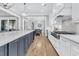 Spacious white kitchen with marble countertops and a large kitchen island at 3851 Sawyers Island Dr, Mount Pleasant, SC 29466
