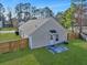 Aerial view of the property showing the fenced backyard and a well-maintained lawn at 512 Resinwood Rd, Moncks Corner, SC 29461