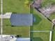Aerial view of the home showcasing the roof, backyard, and surrounding landscape at 512 Resinwood Rd, Moncks Corner, SC 29461