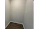 Spacious storage closet with dark wood flooring and clean, neutral walls at 5120 Double Eagle, Summerville, SC 29485