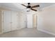 Neutral bedroom with standard closet and open door allowing transition to other rooms in the house at 644 Stoneboro Ct, Charleston, SC 29412
