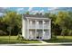 Charming two-story home with double balconies and a welcoming landscaped yard at 794 Clay Field Trl, Summerville, SC 29485