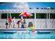 Community pool offers residents a fun recreational spot and a social gathering area to spend time with Gathering at 798 Clay Field Trl, Summerville, SC 29485