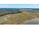 Scenic aerial view showcasing marshland and natural beauty of the surrounding area at 8661 Refuge Point Cir, North Charleston, SC 29420