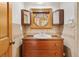 Bathroom featuring wood vanity and mirror at 9030 Ethel Rd, North Charleston, SC 29406