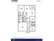 Floor plan featuring an open concept layout including kitchen, living, and dining areas at 1036 Forrest Creek Dr, Summerville, SC 29483