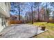 Large backyard with an extended patio area at 105 Thousand Oaks Cir, Goose Creek, SC 29445