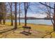 Scenic lake view featuring a bench at 105 Thousand Oaks Cir, Goose Creek, SC 29445