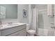 Well-appointed bathroom featuring a bathtub, shower, and vanity with sink at 1066 Forrest Creek Dr, Summerville, SC 29483