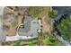 Expansive aerial view of a home featuring a mature landscaped yard and serene water views at 1208 Wynnwood Ct, Mount Pleasant, SC 29464