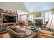 Inviting living room featuring hardwood floors, a fireplace, and stylish furniture at 1208 Wynnwood Ct, Mount Pleasant, SC 29464