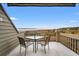 Comfortable balcony seating provides serene views of the shore at 1340 Pelican Watch Villas, Seabrook Island, SC 29455
