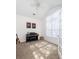 Well-lit office space with neutral carpet, a ceiling fan, and a window at 1441 Thayer Pl, Mount Pleasant, SC 29466