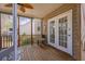 View of screened porch and patio from the yard at 1441 Thayer Pl, Mount Pleasant, SC 29466