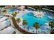 Aerial view of the community pool area with ample seating and lounge areas at 1614 Live Oak Park, Seabrook Island, SC 29455
