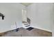 Unfinished basement area leading to stairs with potential for customization and storage at 162 Wal Flo Ln, Moncks Corner, SC 29461