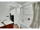 Bright bathroom features a white shower-tub combo and sleek vanity, offering a clean and functional space at 162 Wal Flo Ln, Moncks Corner, SC 29461