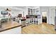 Kitchen with stainless steel appliances, wood countertops, and open shelving at 162 Wal Flo Ln, Moncks Corner, SC 29461