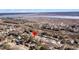 Aerial view showcasing the property's location near a waterway and green spaces at 1950 Culver Ave, Charleston, SC 29407