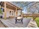 Outdoor deck with a cozy fire pit and comfortable seating, ideal for gatherings at 1950 Culver Ave, Charleston, SC 29407