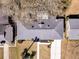 Top-down view of the house showcasing new roof, long driveway, and well-manicured front yard at 1950 Culver Ave, Charleston, SC 29407