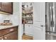 Walk-in pantry featuring ample storage and well-organized shelving for storing food items at 2012 Barn Swallow Rd, Summerville, SC 29483