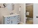 Bathroom featuring a vanity with lots of drawers and a walk in shower at 2837 Baywood Dr, Seabrook Island, SC 29455