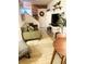 Inviting living room with a cozy couch, stylish decor, and a view of the front door at 309 Meeting St # 19, Charleston, SC 29401