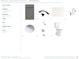 Vanity cabinets, hardware, countertop, faucet, sink, shower fixtures and toilet in the bathroom at 348 Chapman Cir, Goose Creek, SC 29445